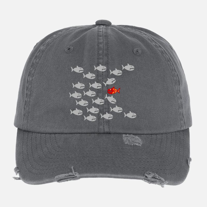Sei Anders !!! Flexfit Vintage Destroyed Cap