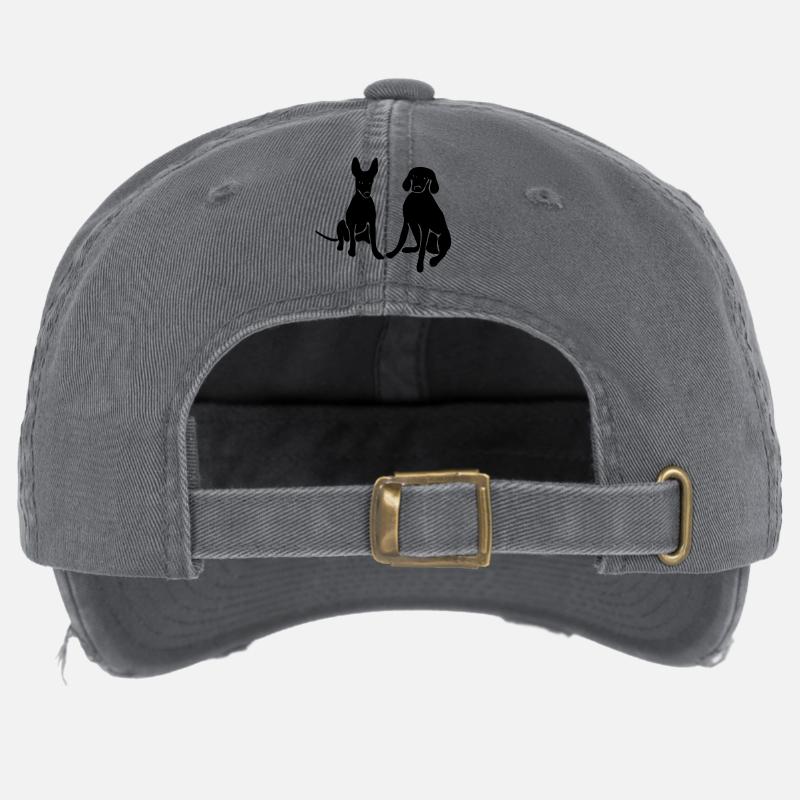 Chiens Casquette vintage effet usé Flexfit
