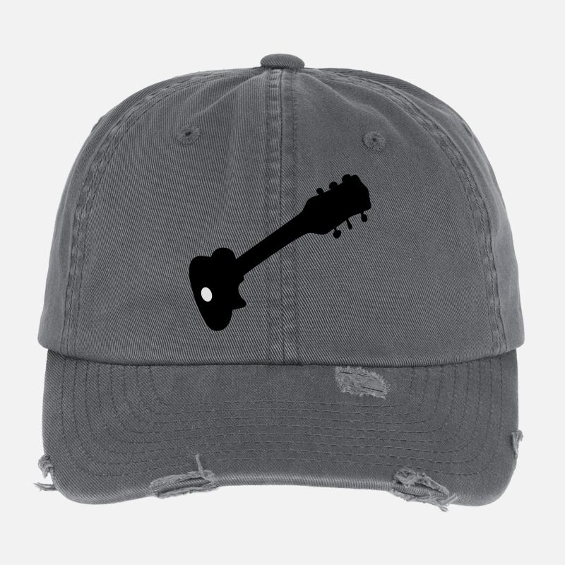 Gitarre Flexfit Vintage Destroyed Cap