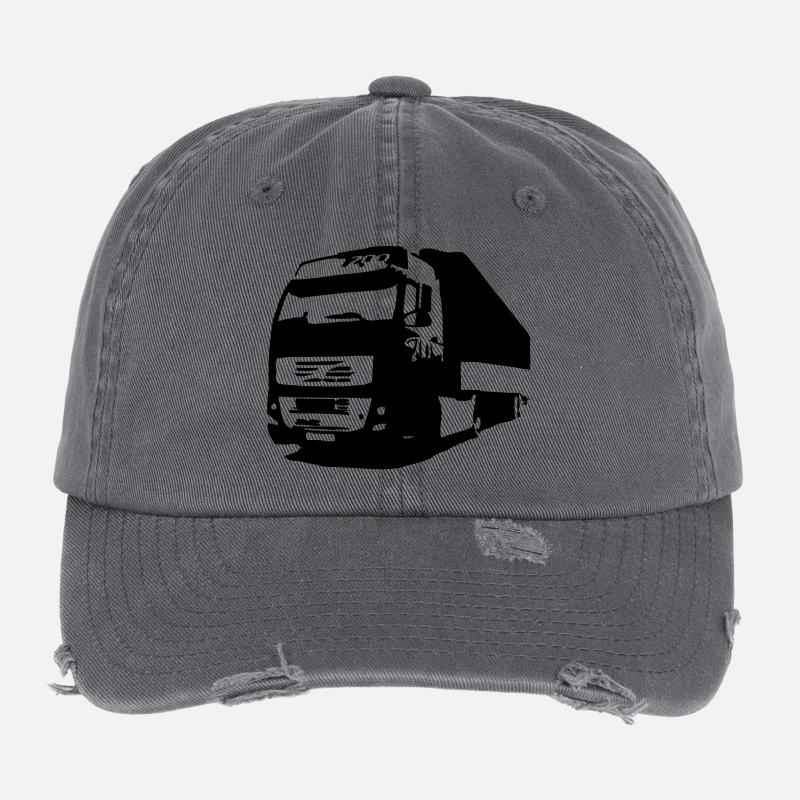 routier Casquette vintage effet usé Flexfit