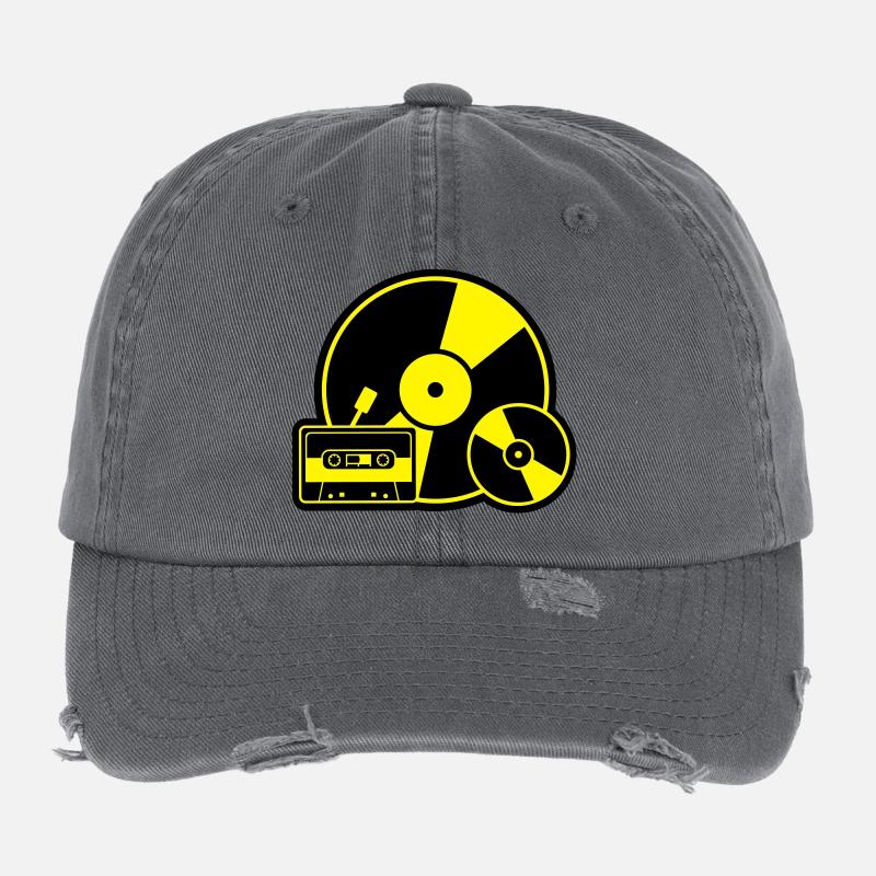Music Evolution Flexfit Vintage Destroyed Cap