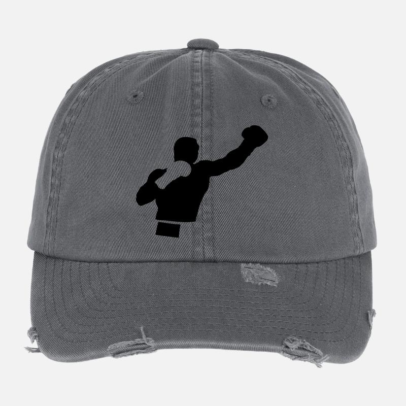 boxing_1 Casquette vintage effet usé Flexfit