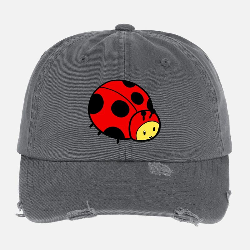 Junger Marienkäfer Flexfit Vintage Destroyed Cap