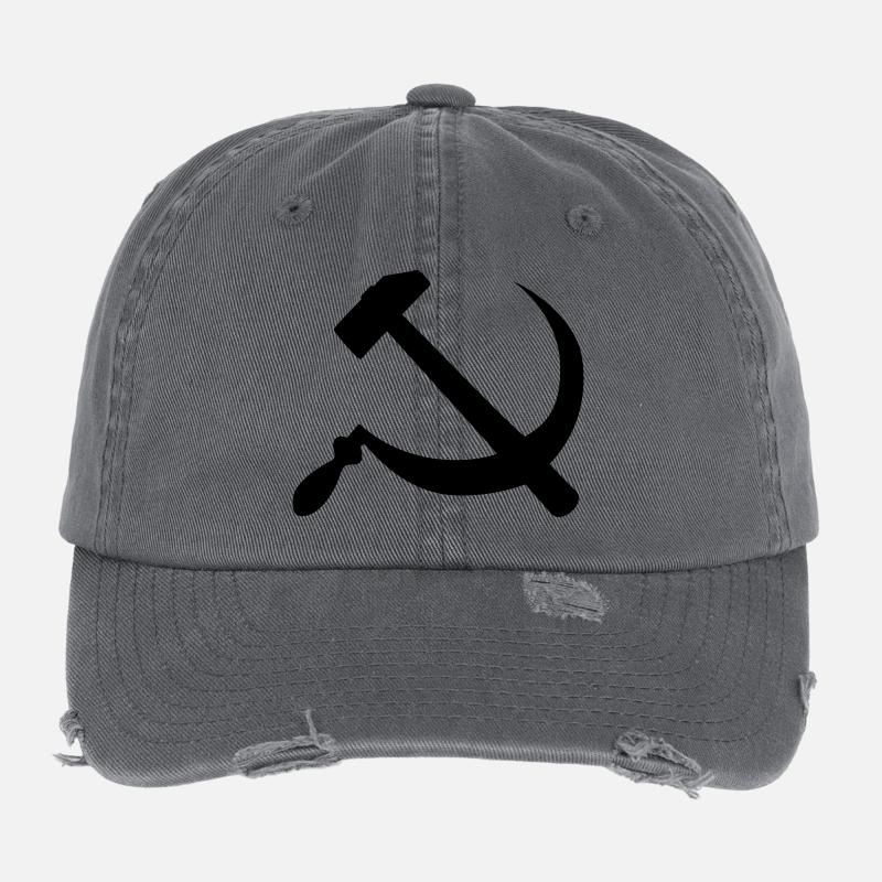 communisme Casquette vintage effet usé Flexfit