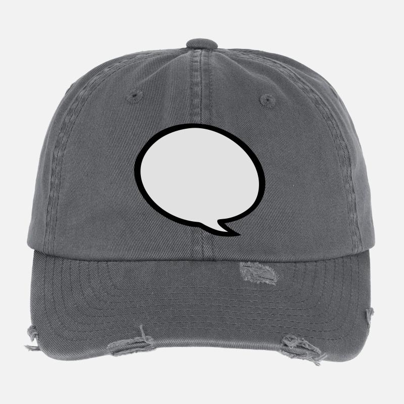 speech bubble Casquette vintage effet usé Flexfit
