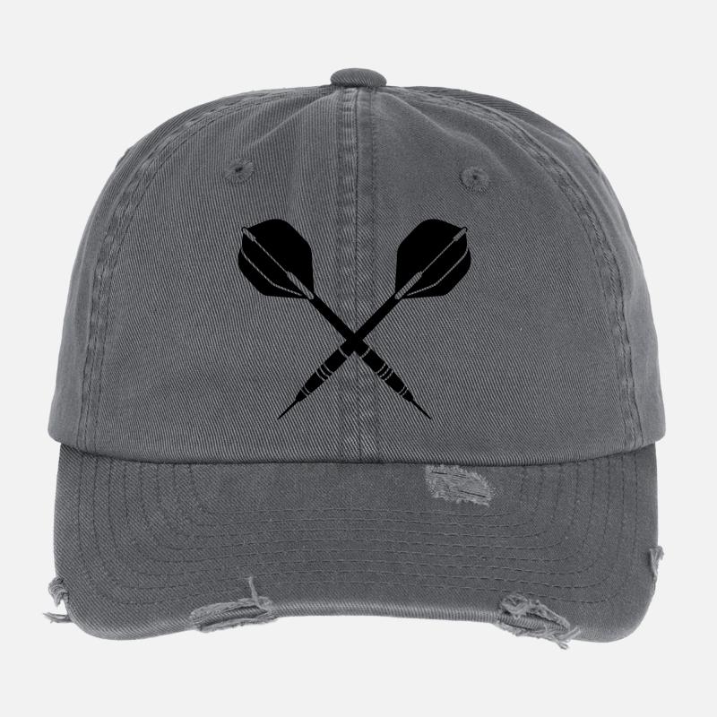 darts Flexfit Vintage Destroyed Cap