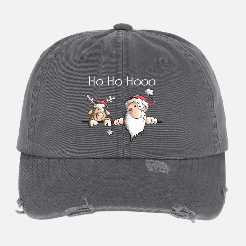 Saint Nicolas et ses rennes Casquette vintage effet usé Flexfit