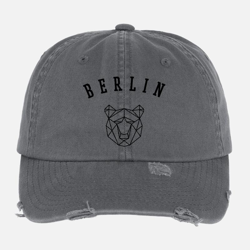Berlin Casquette vintage effet usé Flexfit