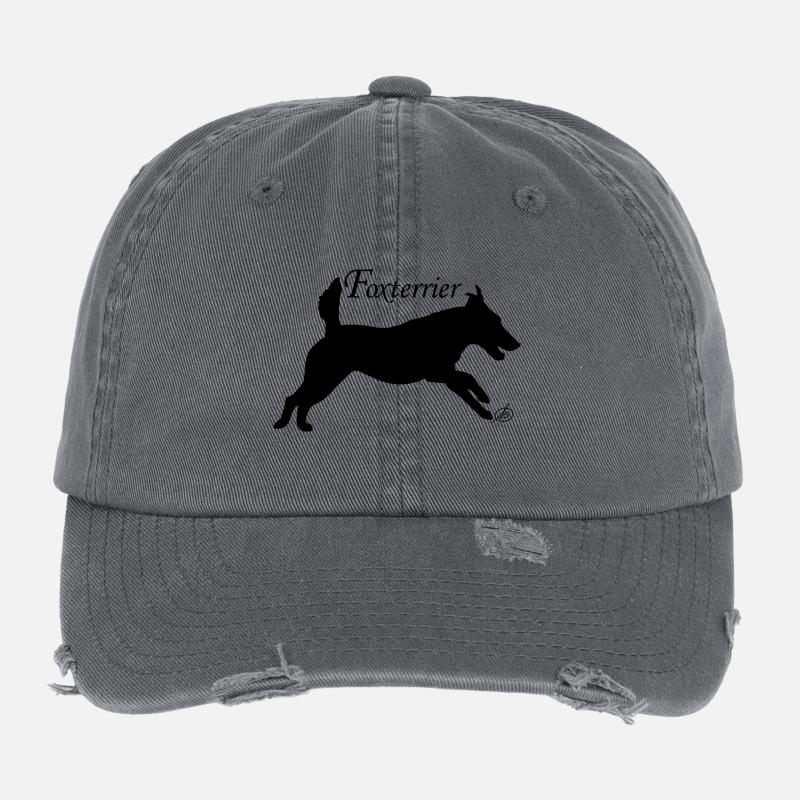 Fox Terrier Casquette vintage effet usé Flexfit