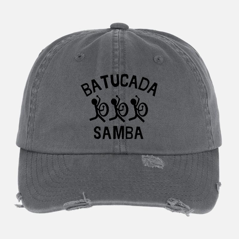 Batucada, Samba, Karneval, Rio Flexfit Vintage Destroyed Cap
