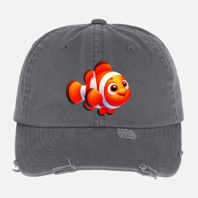 Poisson-clown Casquette vintage effet usé Flexfit