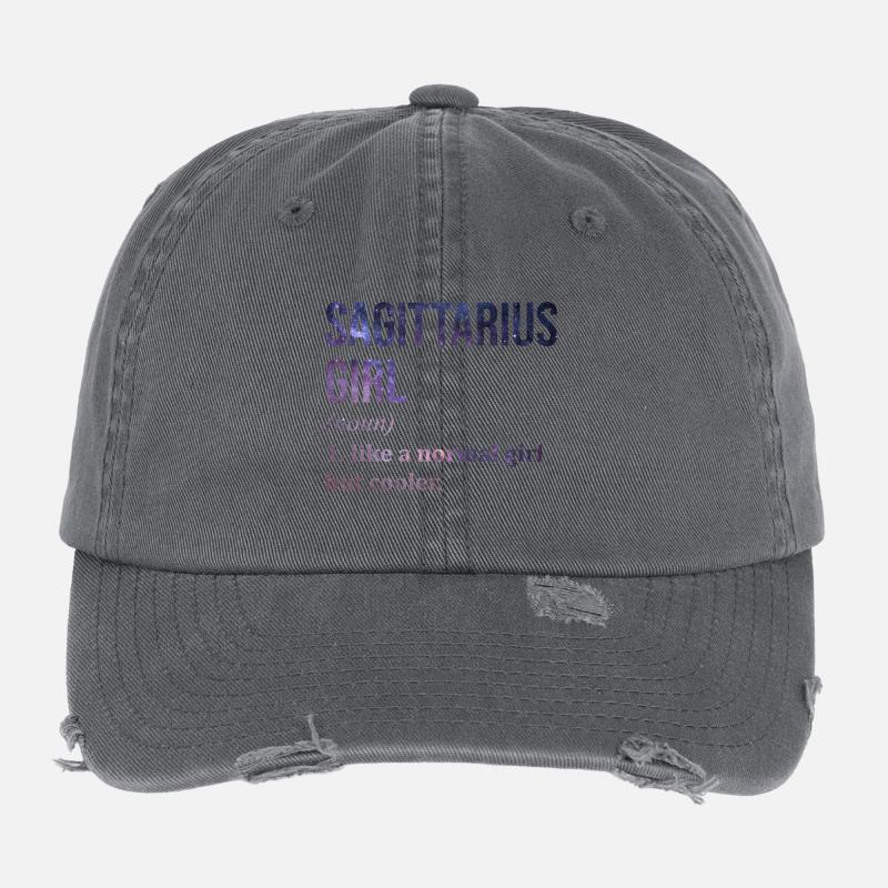 Sagittaire Casquette vintage effet usé Flexfit