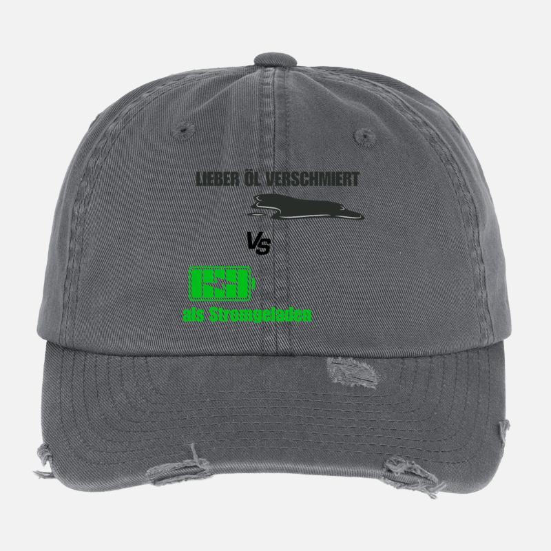 Enduit d’huile Casquette vintage effet usé Flexfit