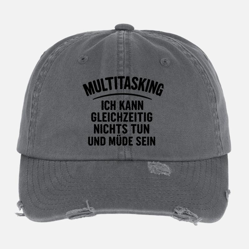 multitasking Flexfit Vintage Destroyed Cap