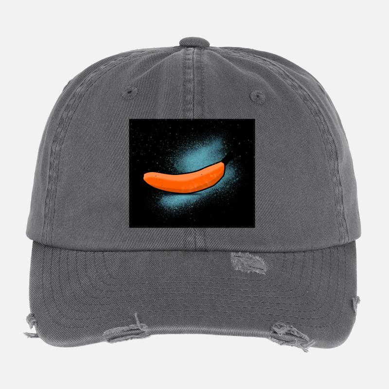 La banane dans l'univers Casquette vintage effet usé Flexfit