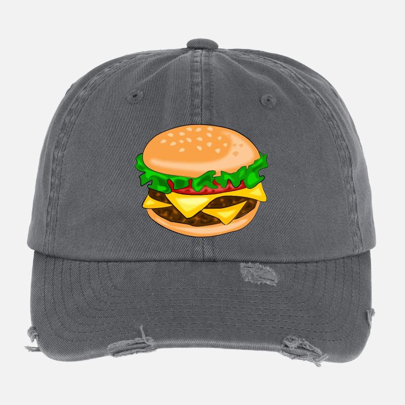 Hamburger Flexfit Vintage Destroyed Cap