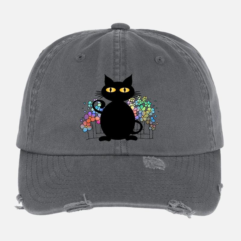 cat Flexfit Vintage Destroyed Cap