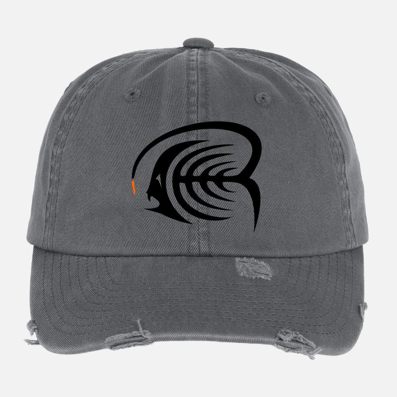 Poisson-grenouille Casquette vintage effet usé Flexfit