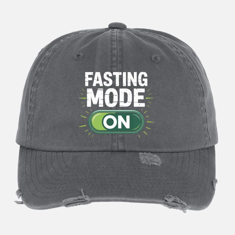 Turn on fasting mode design Flexfit Vintage Destroyed Cap