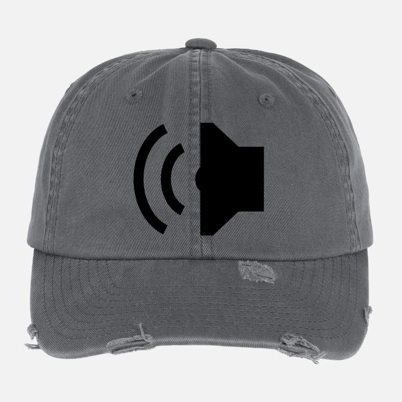 Speakers, Speakers - Flexfit Vintage Destroyed Cap - dark grey