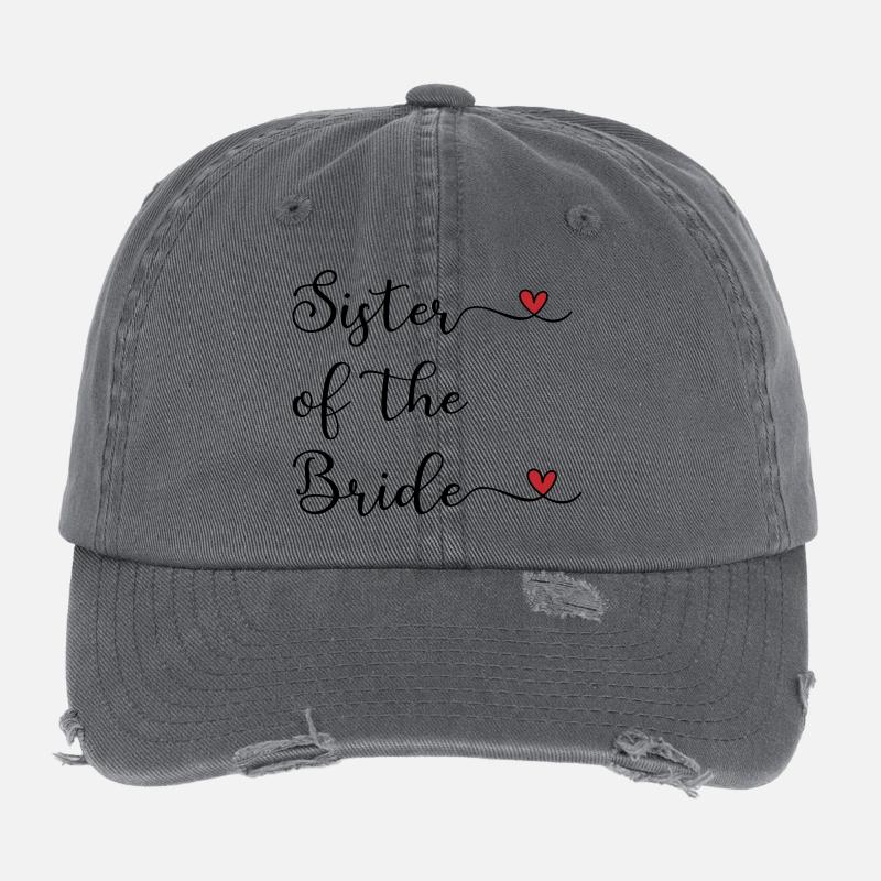 Sœur de la mariée Casquette vintage effet usé Flexfit