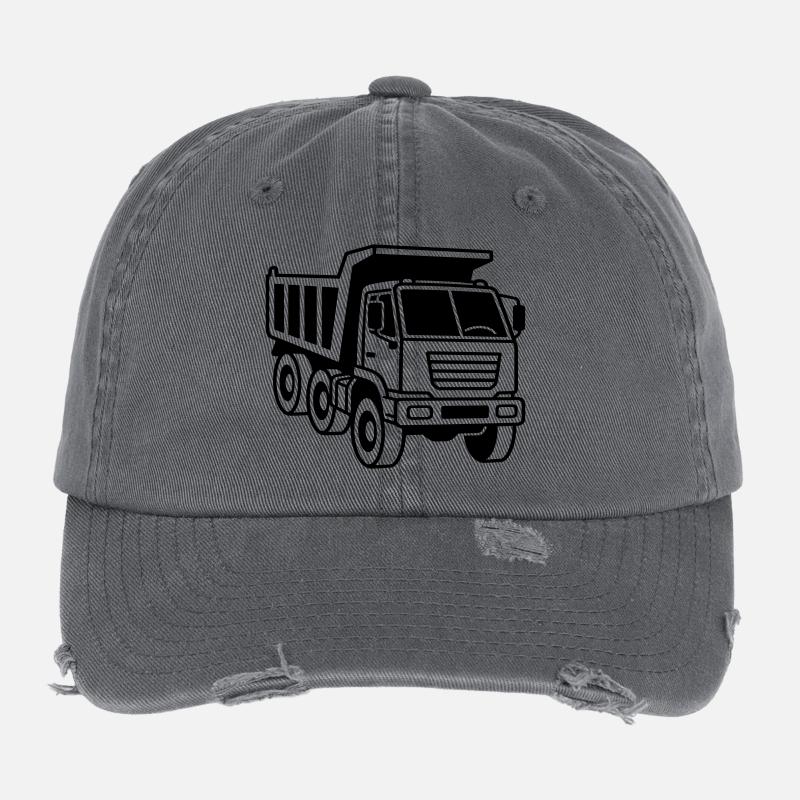 Camion-benne Casquette vintage effet usé Flexfit