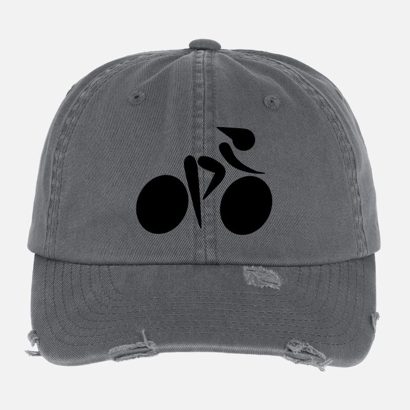 Rennradfahrern Flexfit Vintage Destroyed Cap