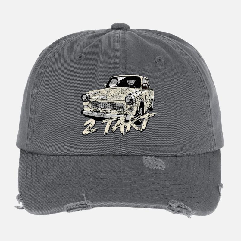  601 Papyrusweiss Flexfit Vintage Destroyed Cap