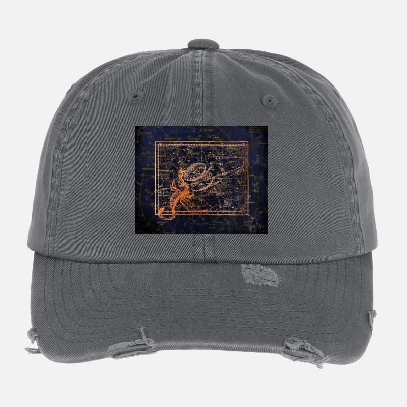 Scorpio Flexfit Vintage Destroyed Cap