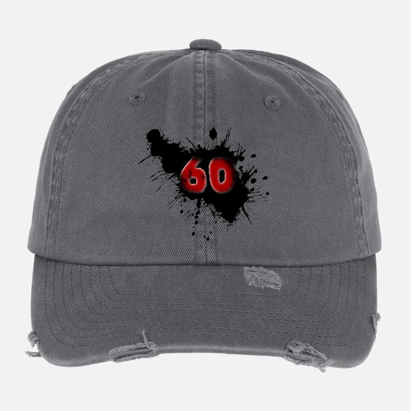 60th birthday Flexfit Vintage Destroyed Cap