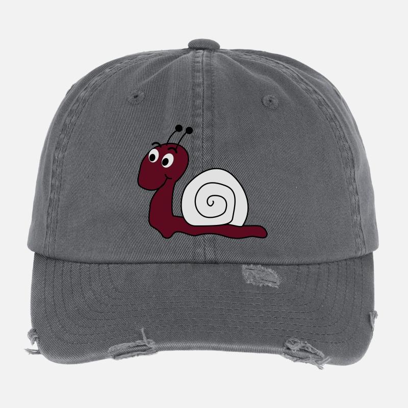 escargot Casquette vintage effet usé Flexfit