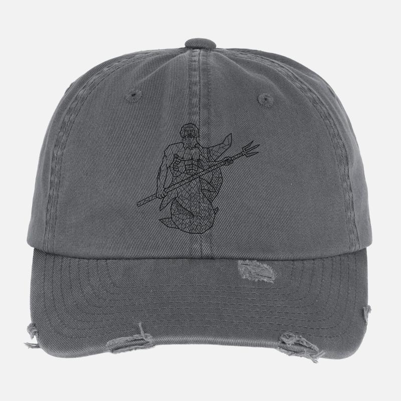 Verseau Casquette vintage effet usé Flexfit