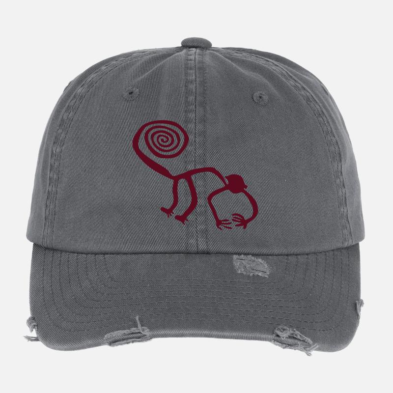 Nazca Monkey Flexfit Vintage Destroyed Cap