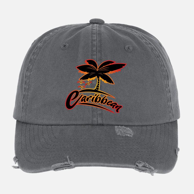 Caribbean Flexfit Vintage Destroyed Cap
