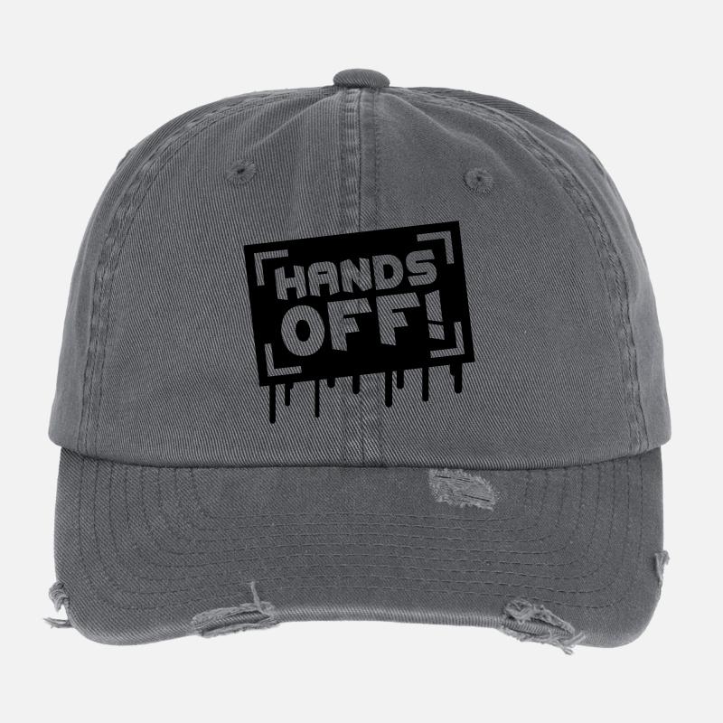 Hands Off Graffiti Flexfit Vintage Destroyed Cap