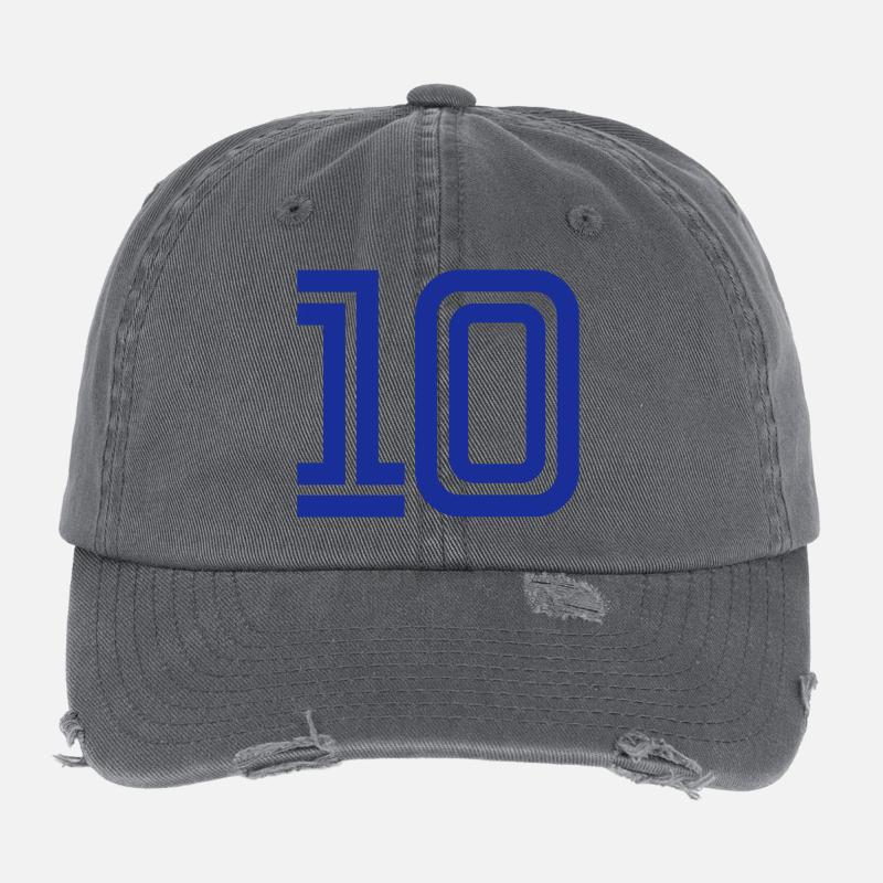 Numéro 10 Casquette vintage effet usé Flexfit