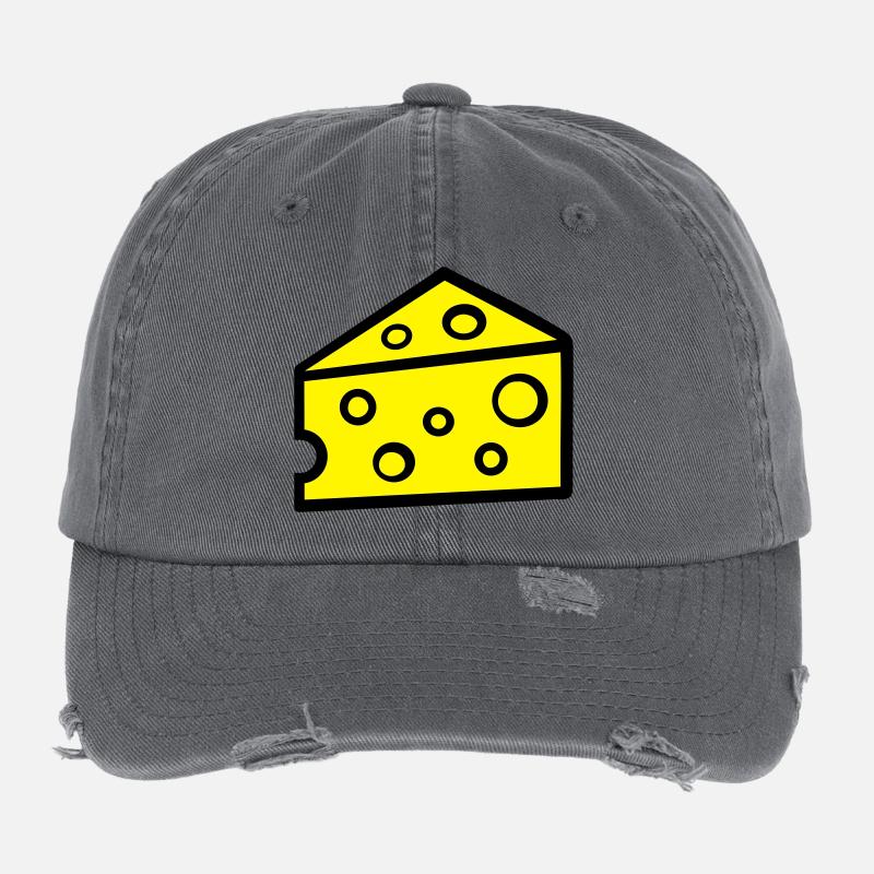 Käse Flexfit Vintage Destroyed Cap