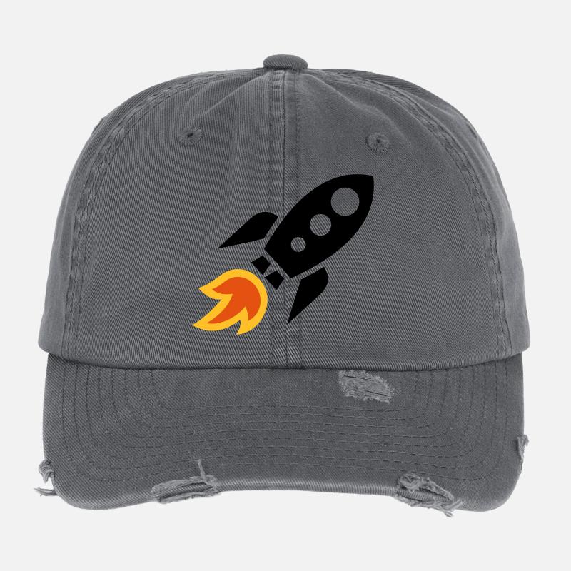 Rocket Flexfit Vintage Destroyed Cap