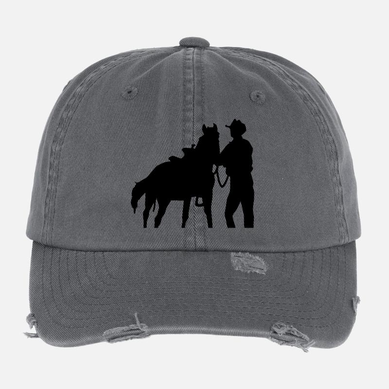 Cowboy Flexfit Vintage Destroyed Cap