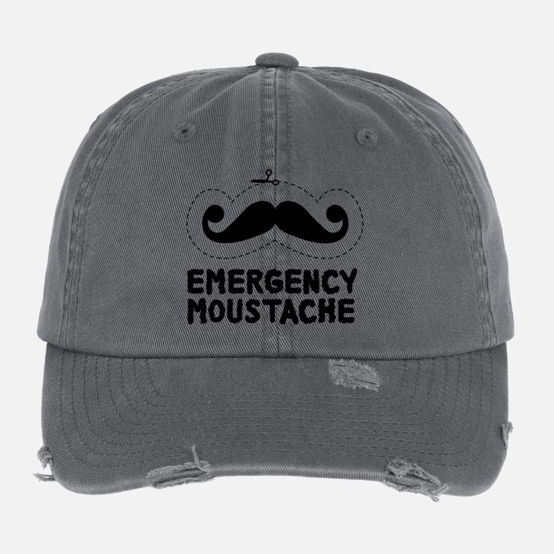 Schnurrbart Flexfit Vintage Destroyed Cap