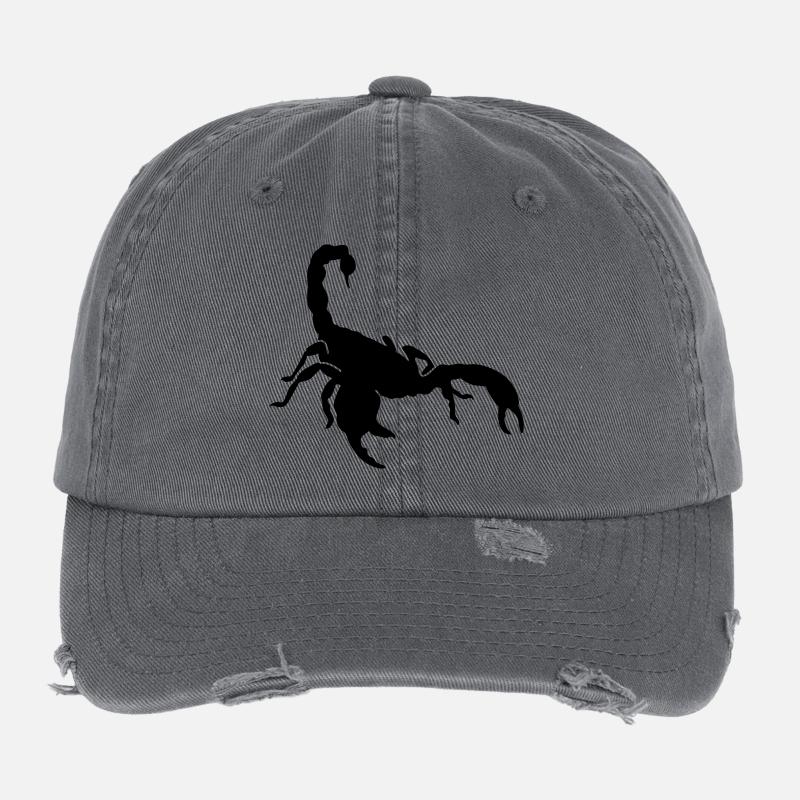 scorpion Flexfit Vintage Destroyed Cap