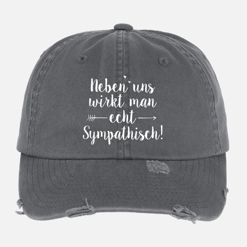 Echt sympathisch neben Flexfit Vintage Destroyed Cap