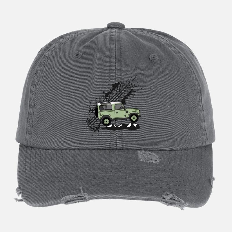 Defender 90 Splash Casquette vintage effet usé Flexfit