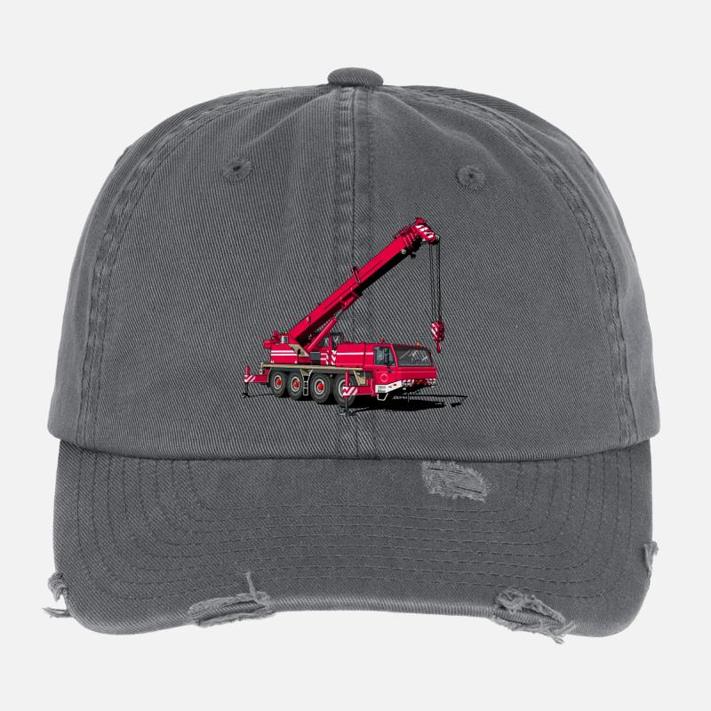 Grue mobile Casquette vintage effet usé Flexfit