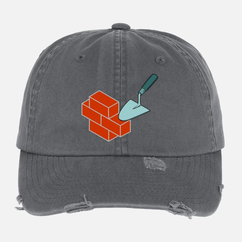 Maurersteine Flexfit Vintage Destroyed Cap