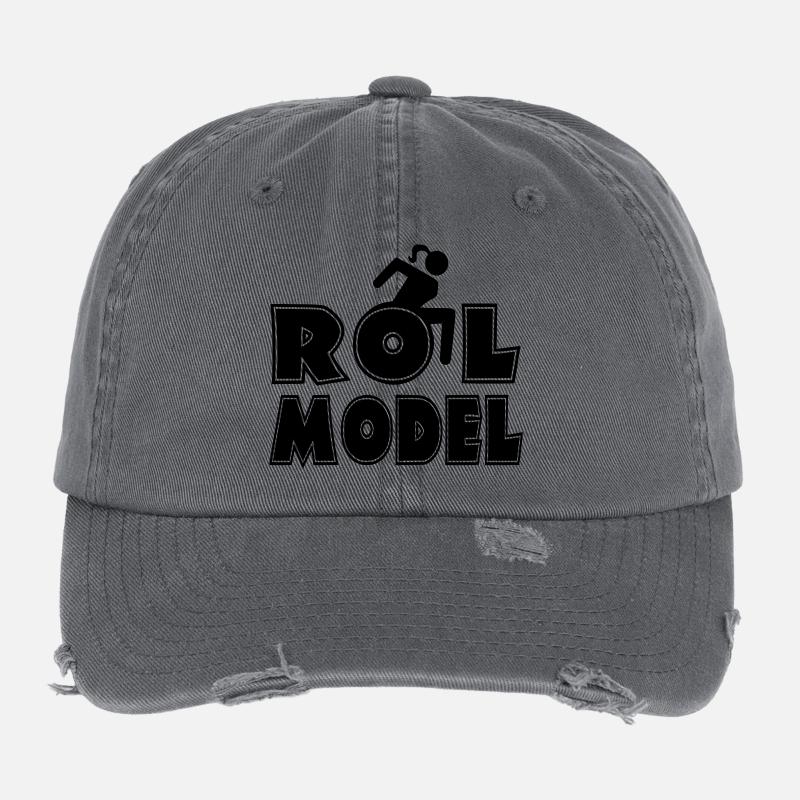 Jeder Rollstuhlfahrer ist ein Vorbild * Flexfit Vintage Destroyed Cap