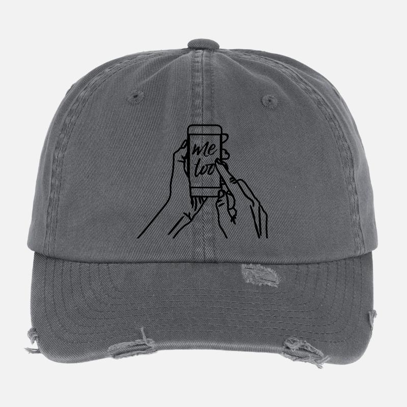 Moi aussi Casquette vintage effet usé Flexfit