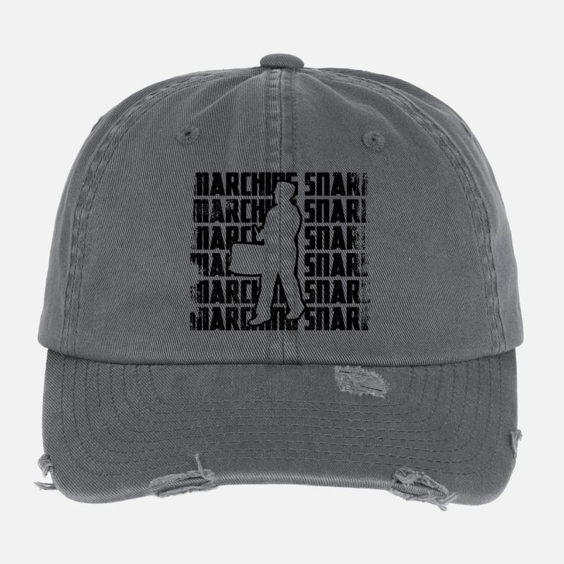 Tambours de marche Casquette vintage effet usé Flexfit