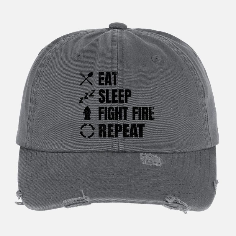 Fire brigade routine Flexfit Vintage Destroyed Cap
