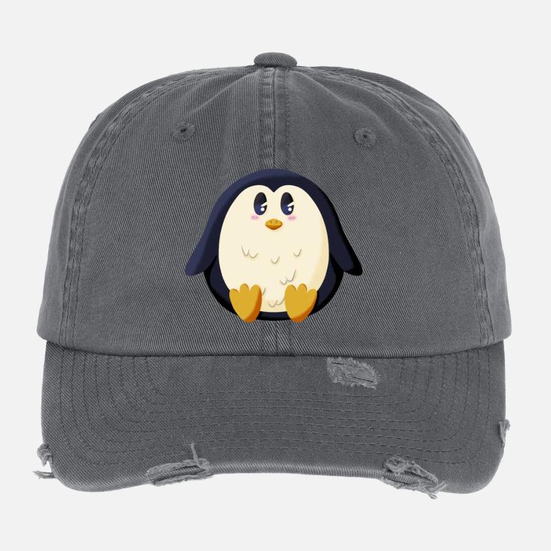 Chubby Penguin Flexfit Vintage Destroyed Cap